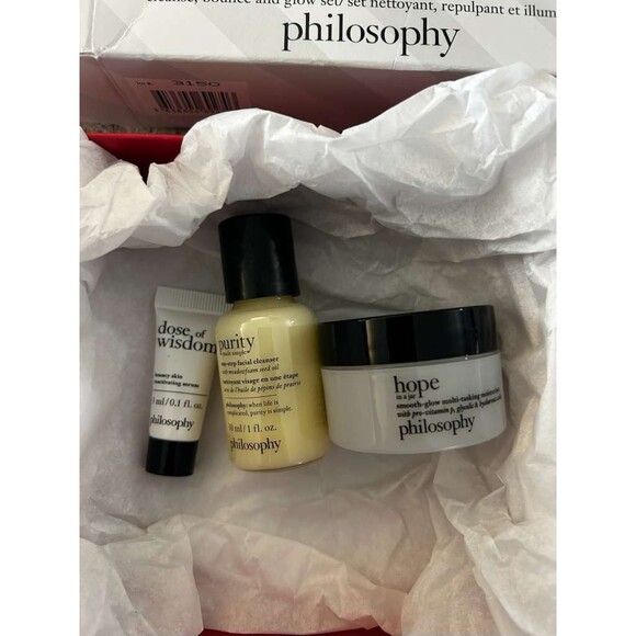 New Philosophy - Glowing Days Ahead Cleanse, Bounce And Glow Gift Set Trio - Picture 3 of 7